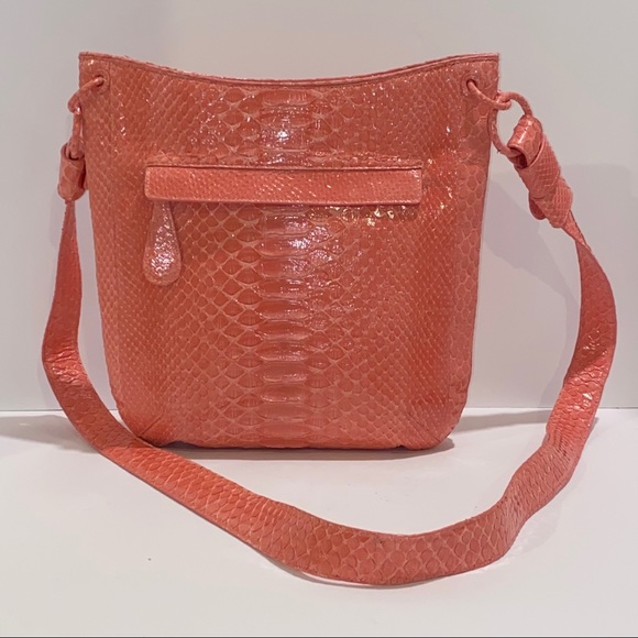 Nancy Gonzalez Python Leather Shoulder Bag $2295 - Picture 1 of 7